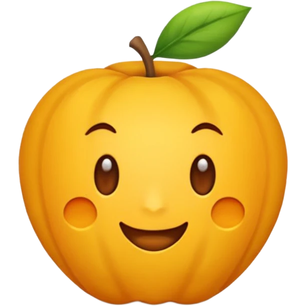 печенье в виде тыквы emoji