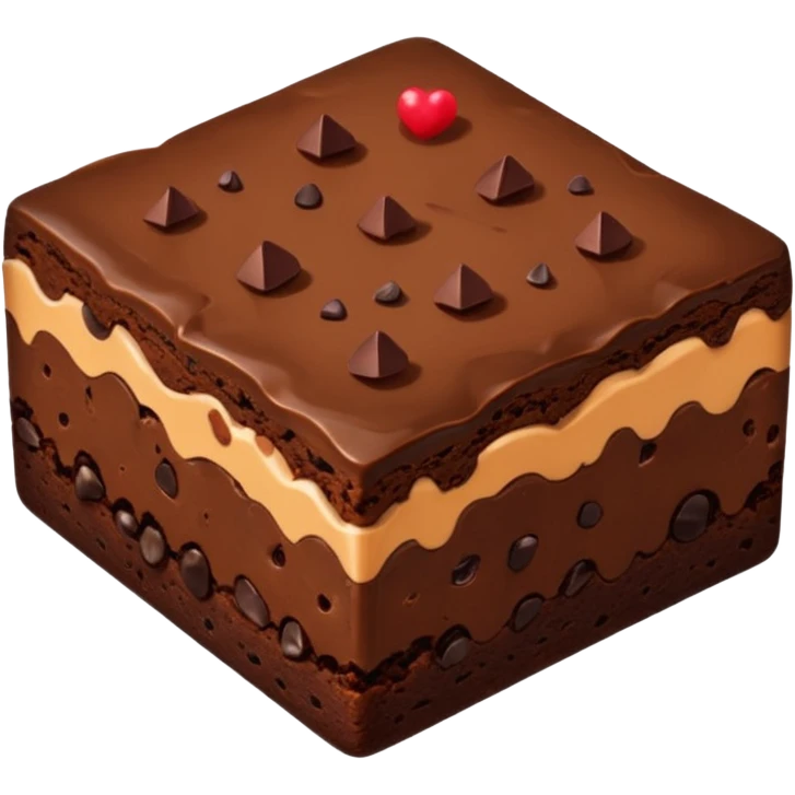 Brownie emoji