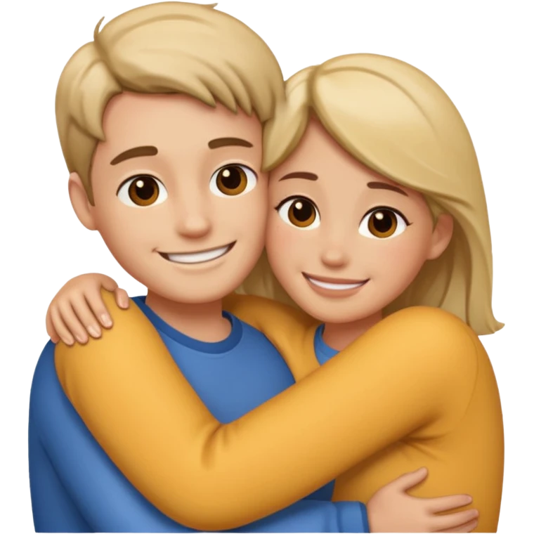 two people cuddling emoji