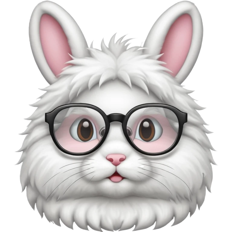 bunny with glasses emoji