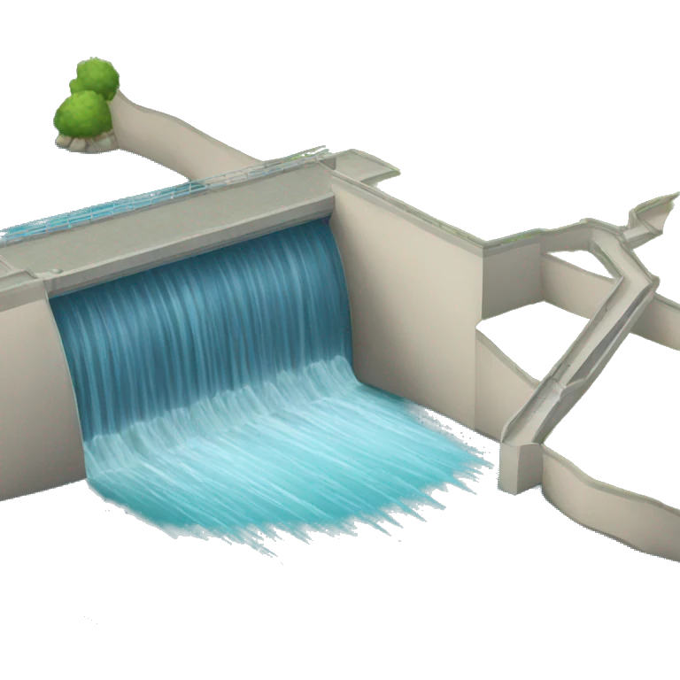 water dam emoji