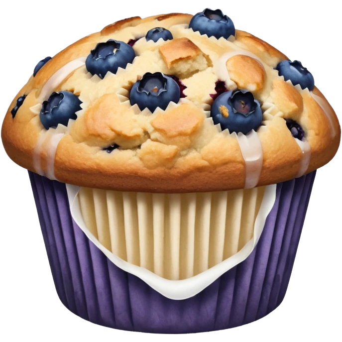 Blue berry muffin  emoji