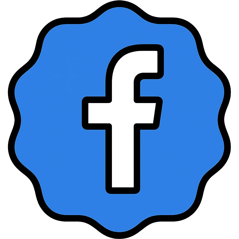 Facebook blue badge icon emoji