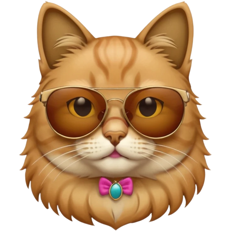 Cat wearing sunglasses emoji