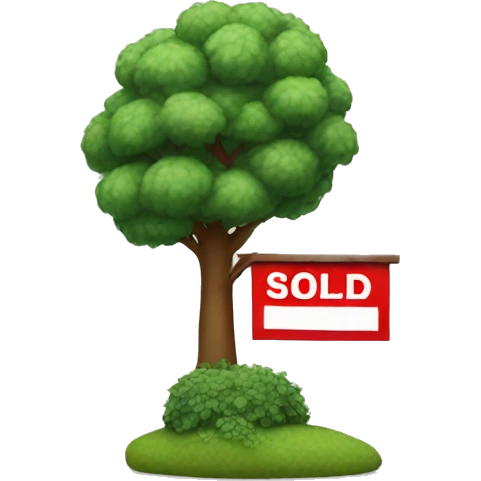 Sold sign  emoji