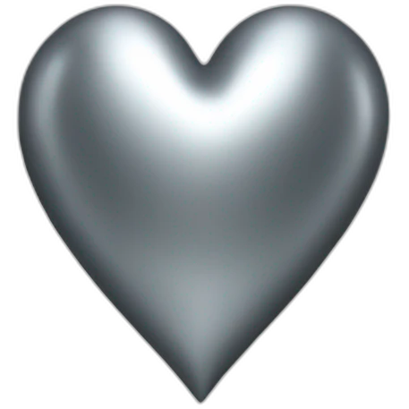 metal heart emoji