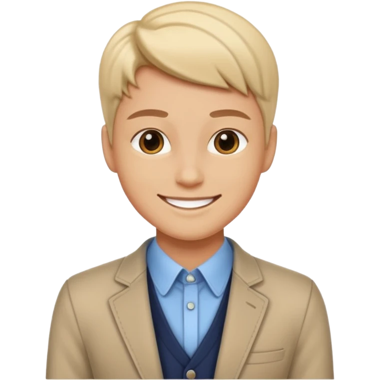 confident smily emoji