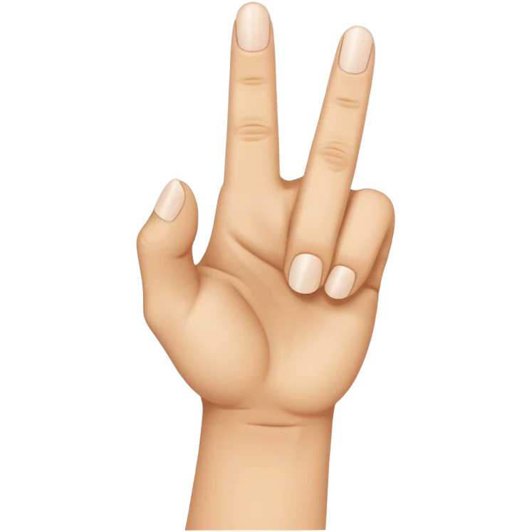 Middle finger emoji