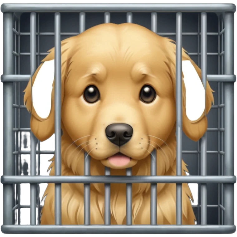 dog in cage emoji