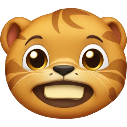 Simba eating a cookie  emoji