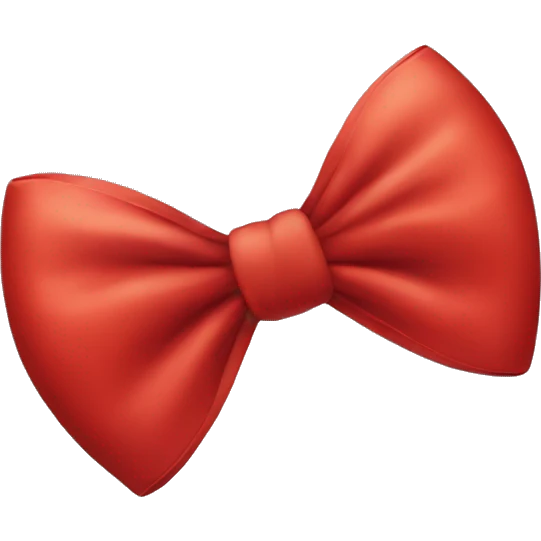 Red bow emoji