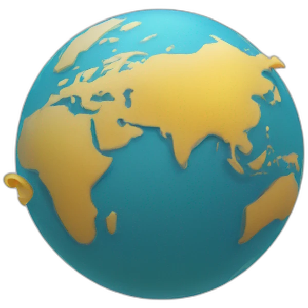 globe with map pin emoji