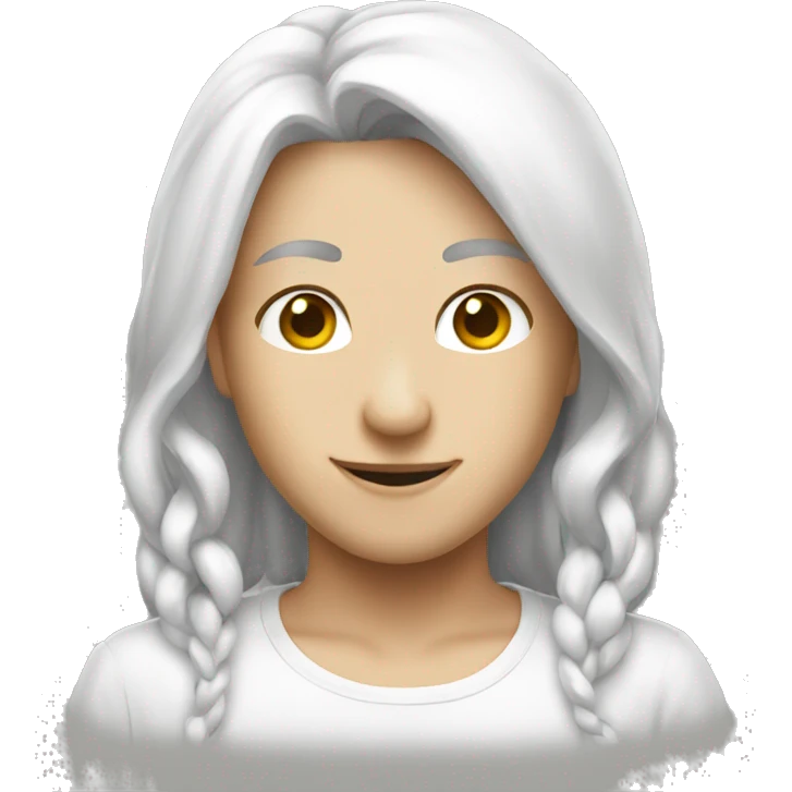 white lotos emoji