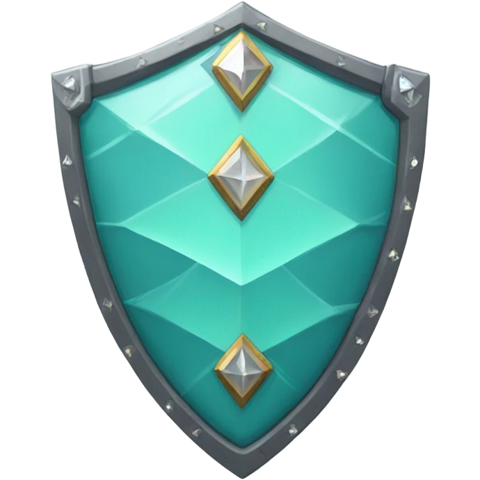 kiteshield with diamonds emoji