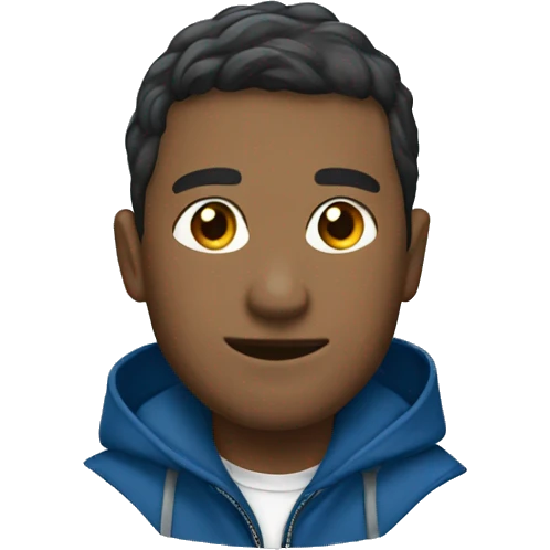 a blue jacket emoji