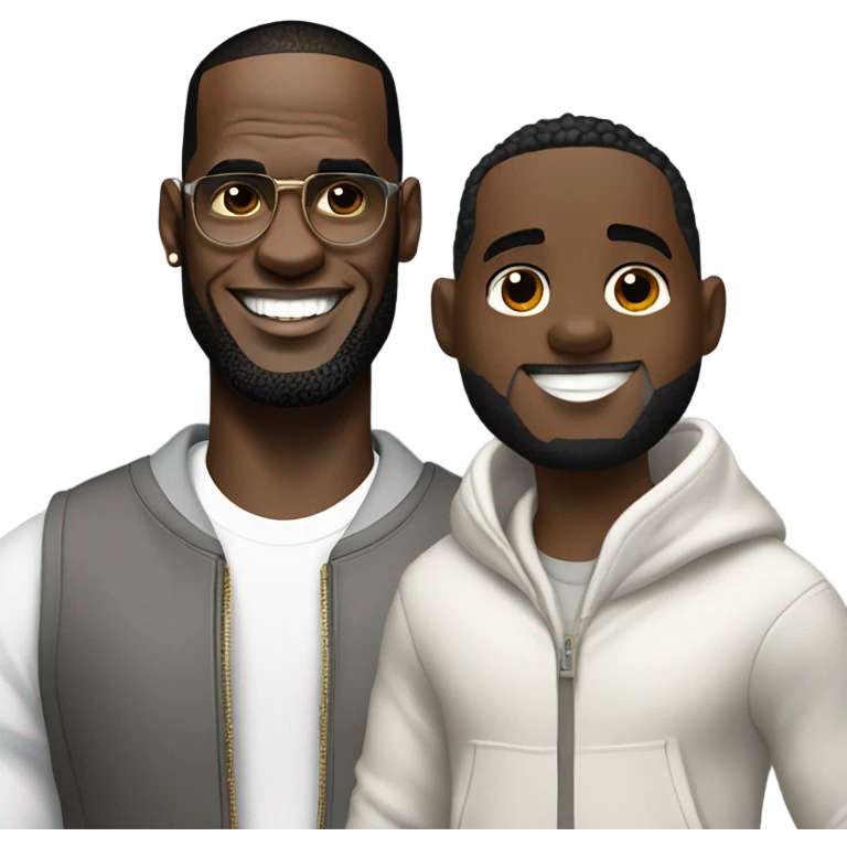 LeBron and p daddy emoji