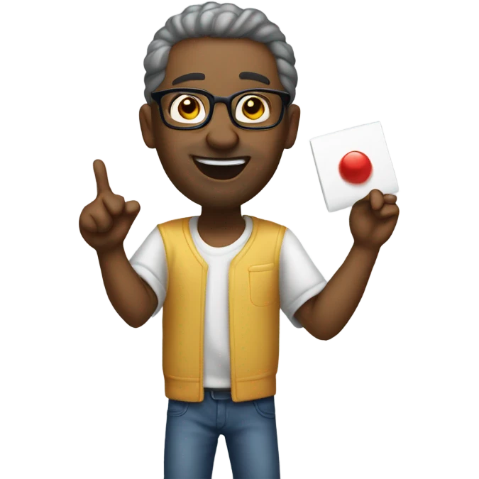Adult playing Pictionary  emoji