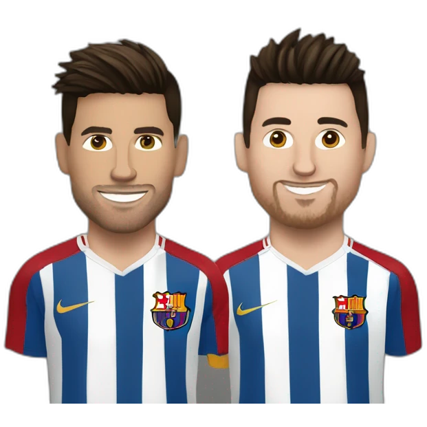 Ronaldo et messi emoji