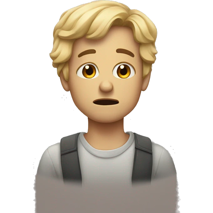 sad pyschological animated cliparts emoji