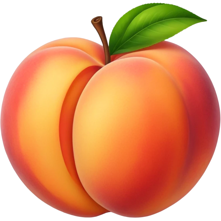 spreading peach emoji