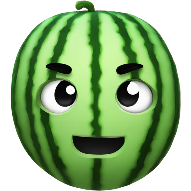 Emo watermelon emoji