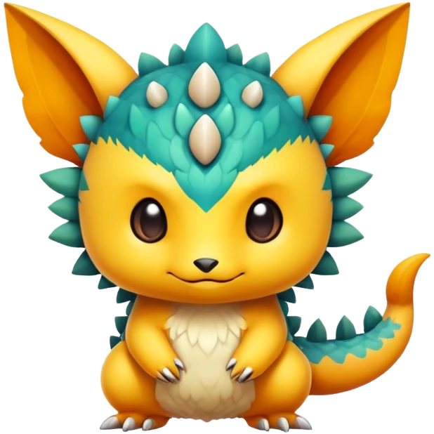 Exotic chibi Fakémon-creature emoji