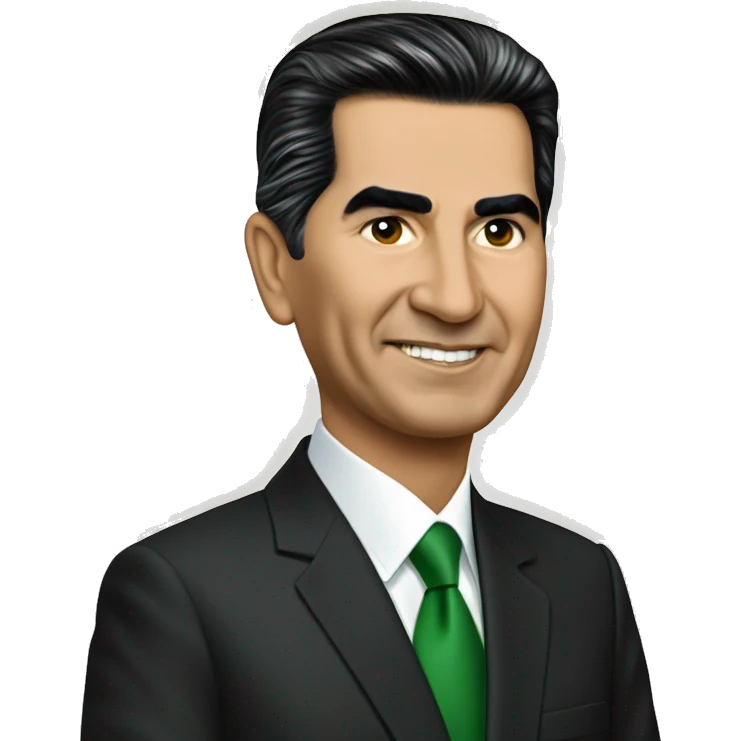 Gurbanguly Berdimuhamedow president Turkmenistan emoji