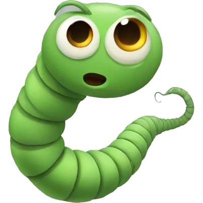 worm emoji