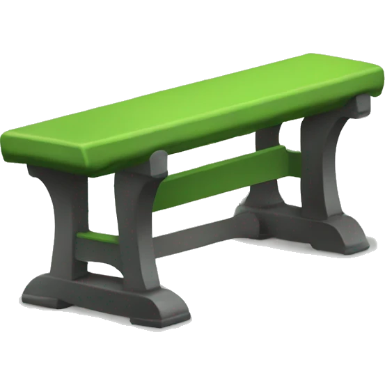 lime green bench emoji