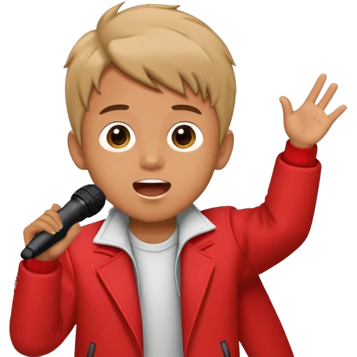Boy sings thriller  emoji