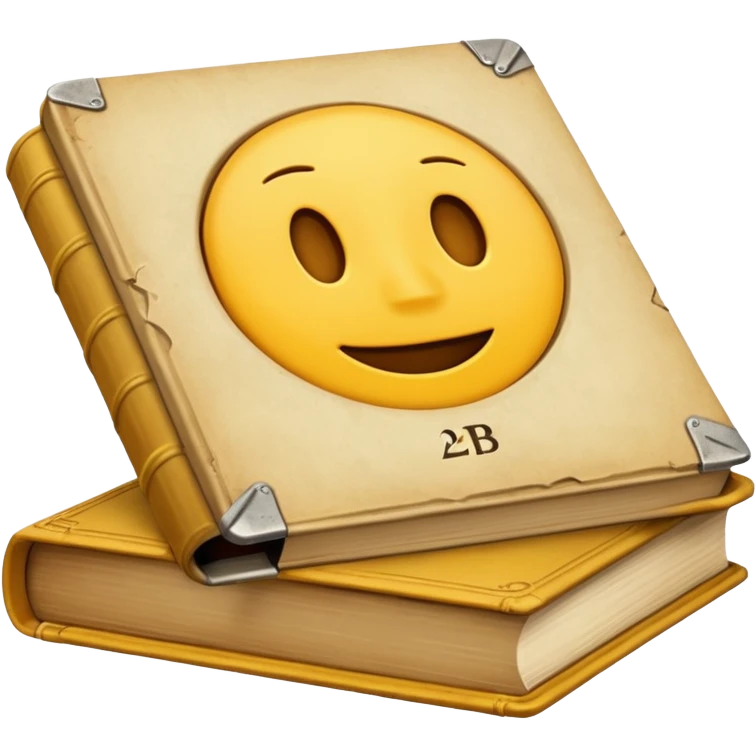 a book with text A2-B1 on its cover emoji