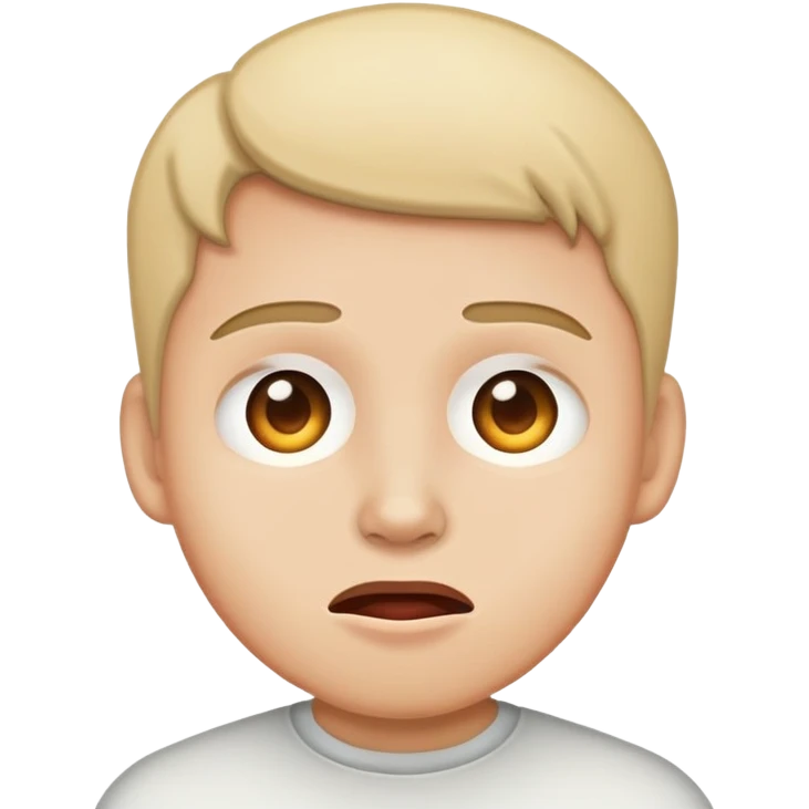 Idiot face emoji