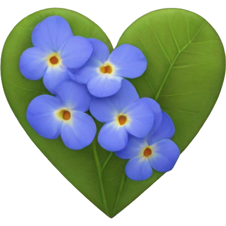 Cuore pervinca emoji