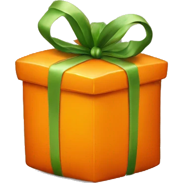 Orange Present emoji