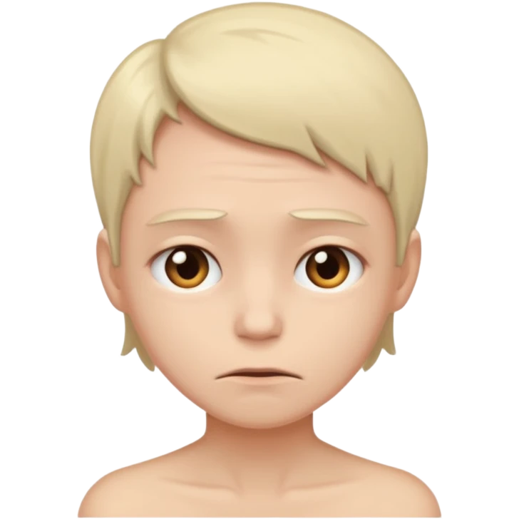 hair thin feeling bad emoji