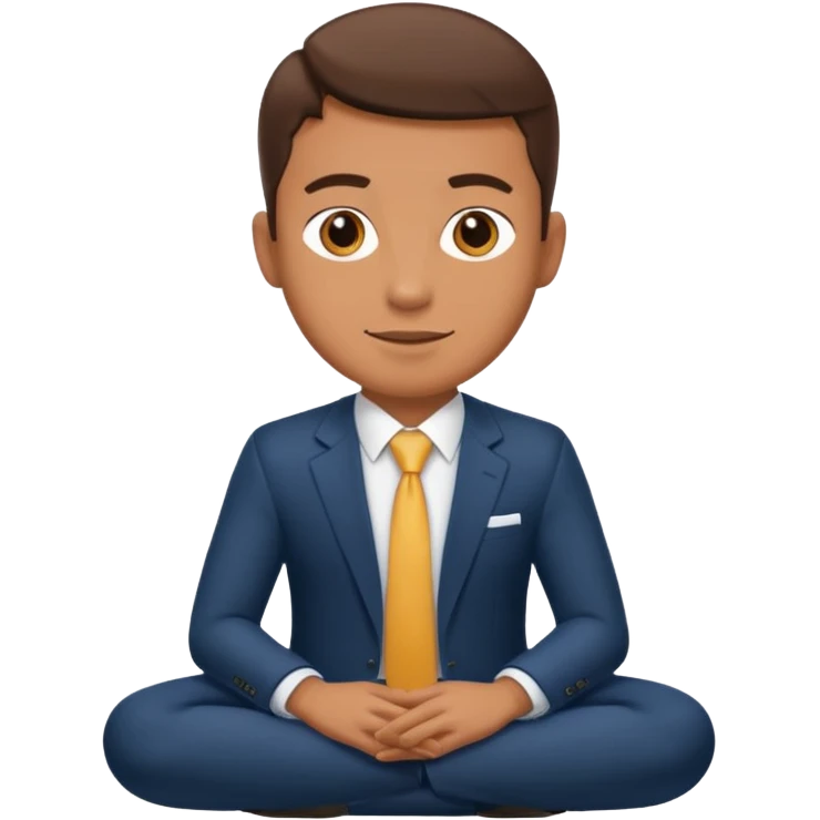 business man @cushion emoji
