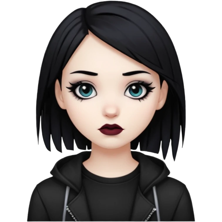 Cute girly and emo emoji