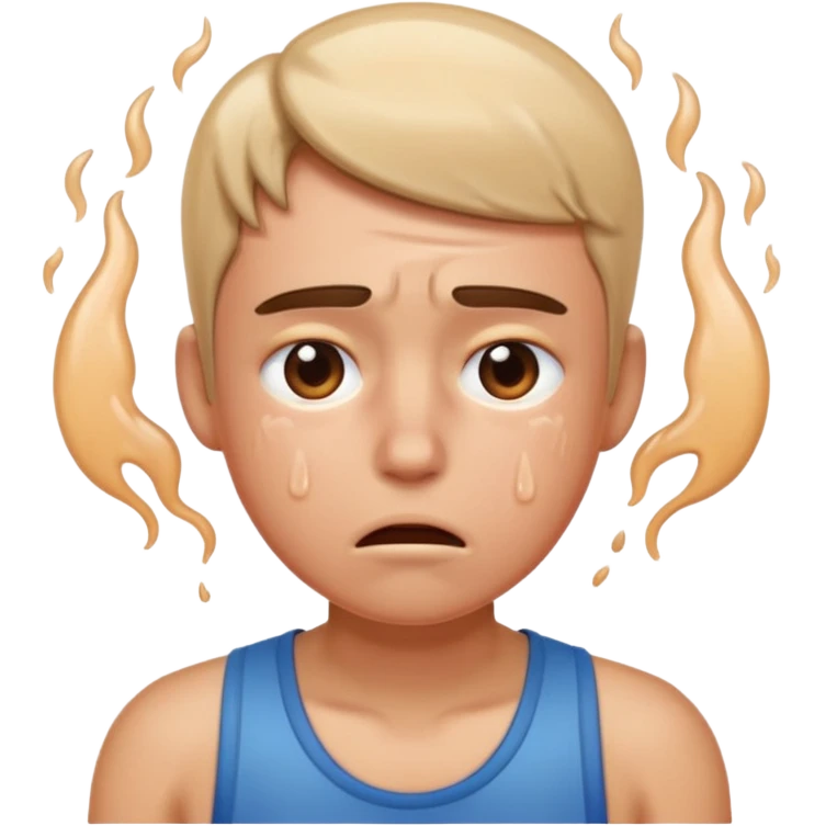 tired from working out  emoji