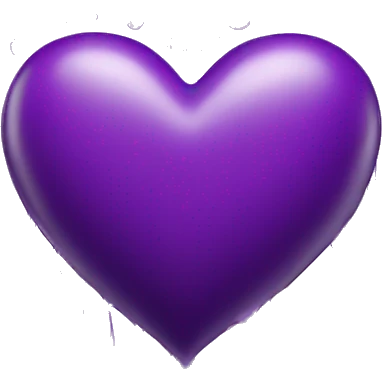Purple Heart raining  emoji