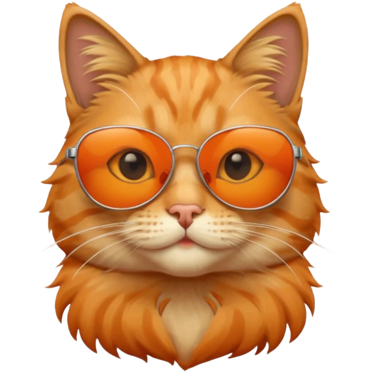 Cat wearing sunglasses emoji