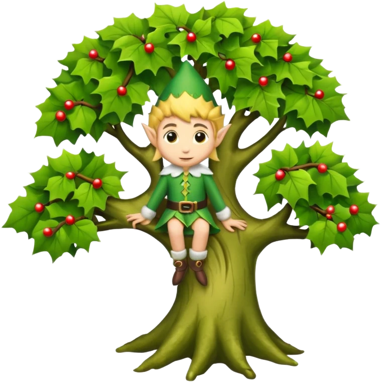 elf on a tree emoji