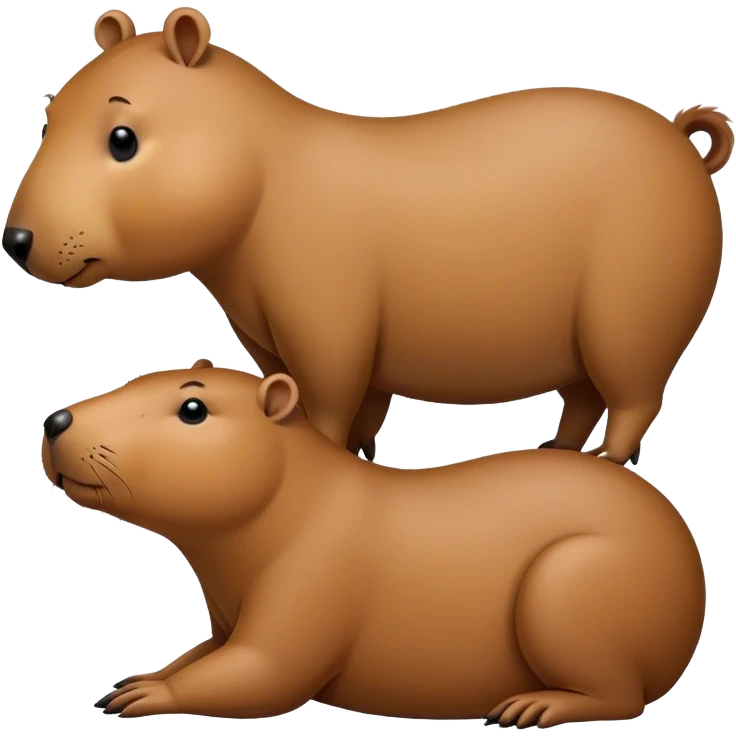 capybara with snoopy emoji