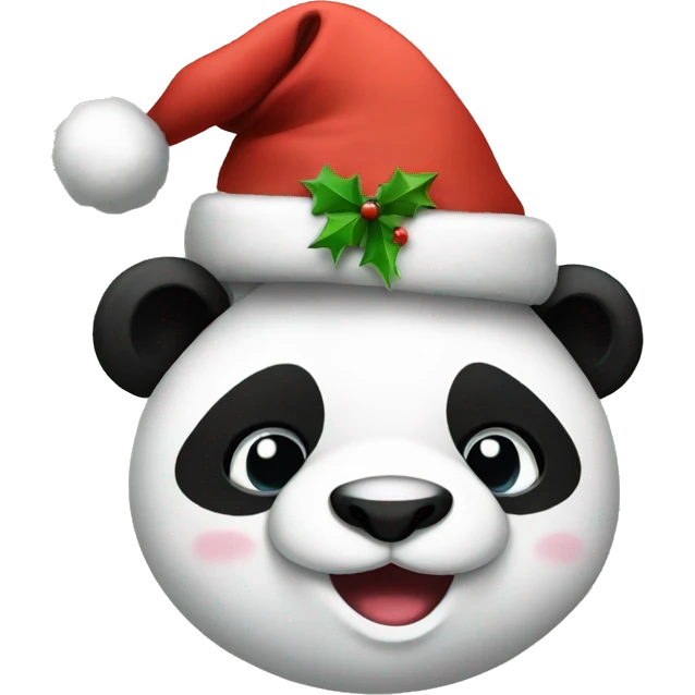 Panda Christmas  emoji