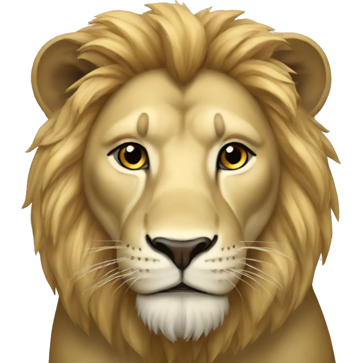 Lion white emoji