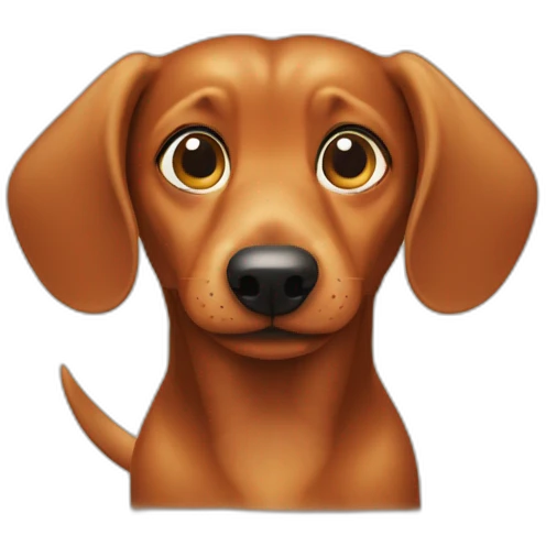 daschund farts emoji
