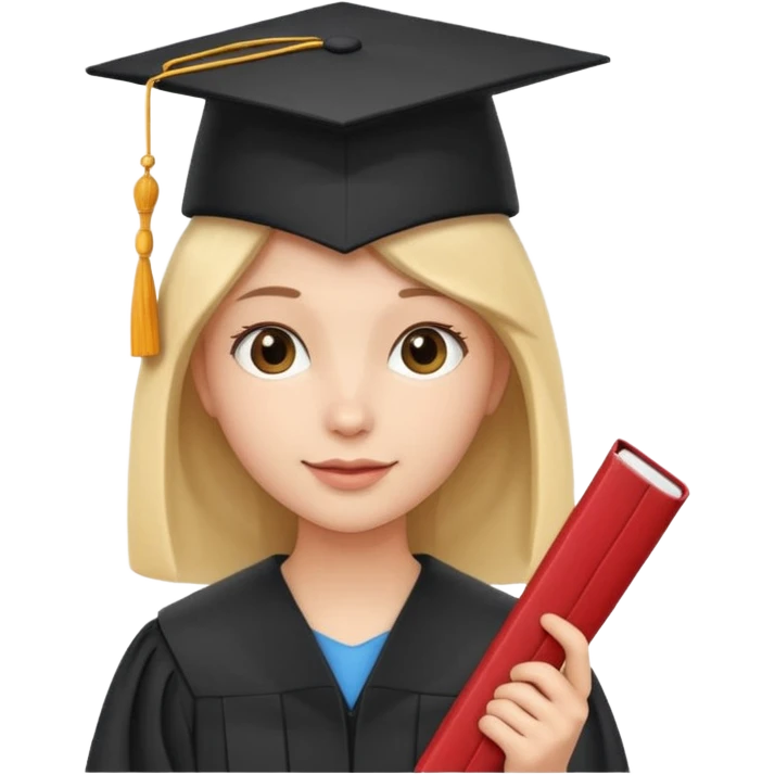 hat and degree emoji