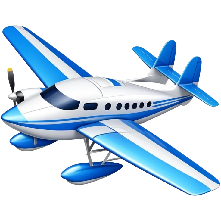 Multi engine on wings seaplane  emoji