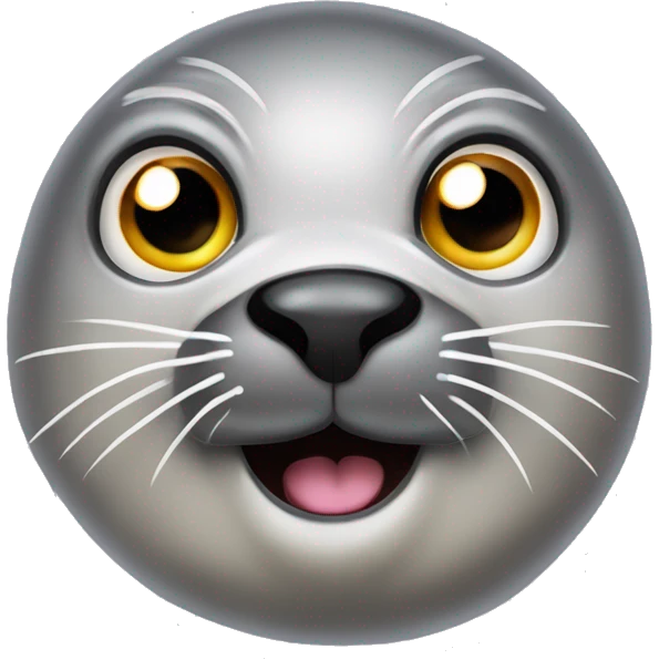 Seal with big and ྀིྀི eyes emoji