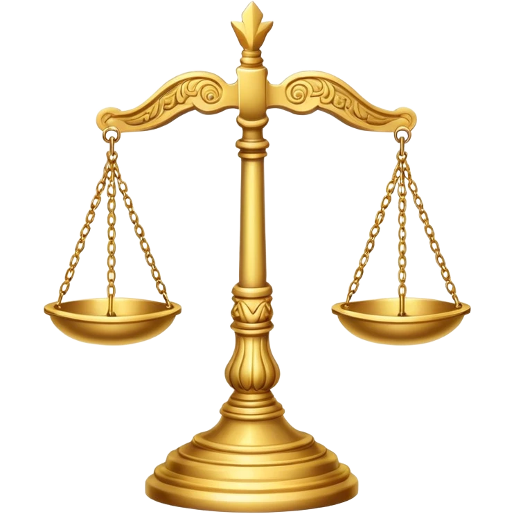 Justice sign emoji