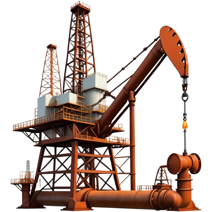 oil rig and gas pipeline emoji